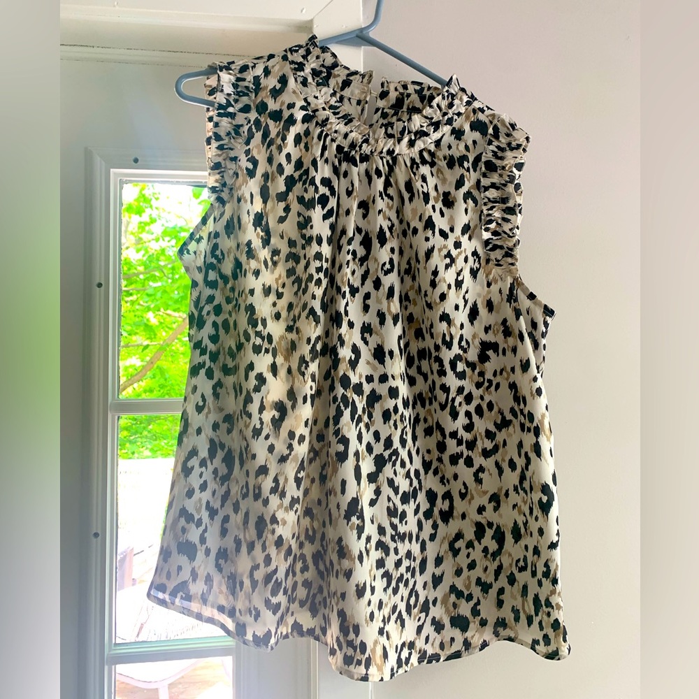 Ladies sleeveless blouse size 1x